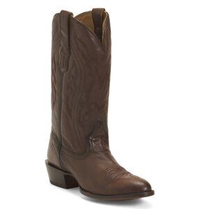 CORRAL BOOTS Brown Men's Made In Mexico Leather Embroidery J Toe Boots